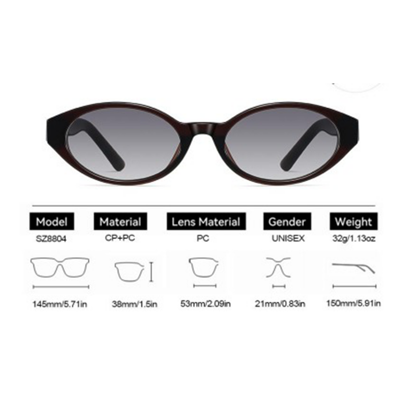 Feline Cateye in Black